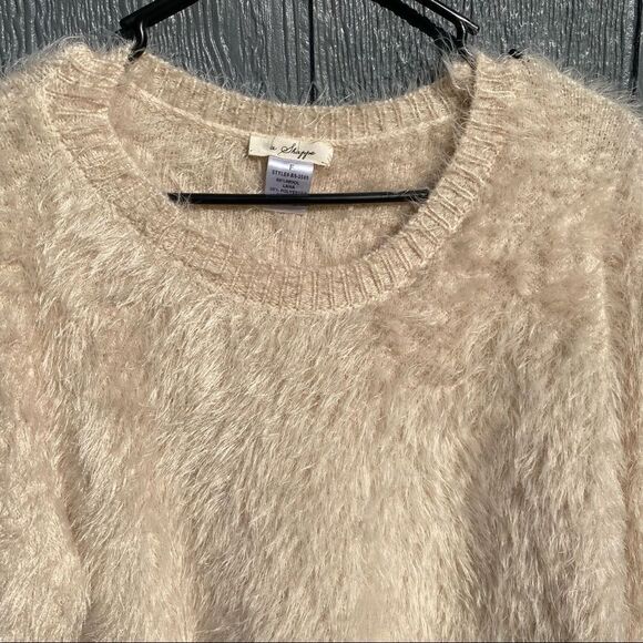 a Shappe Furry Soft Wool Rainbow Sweater XL NWT - Picture 8 of 13